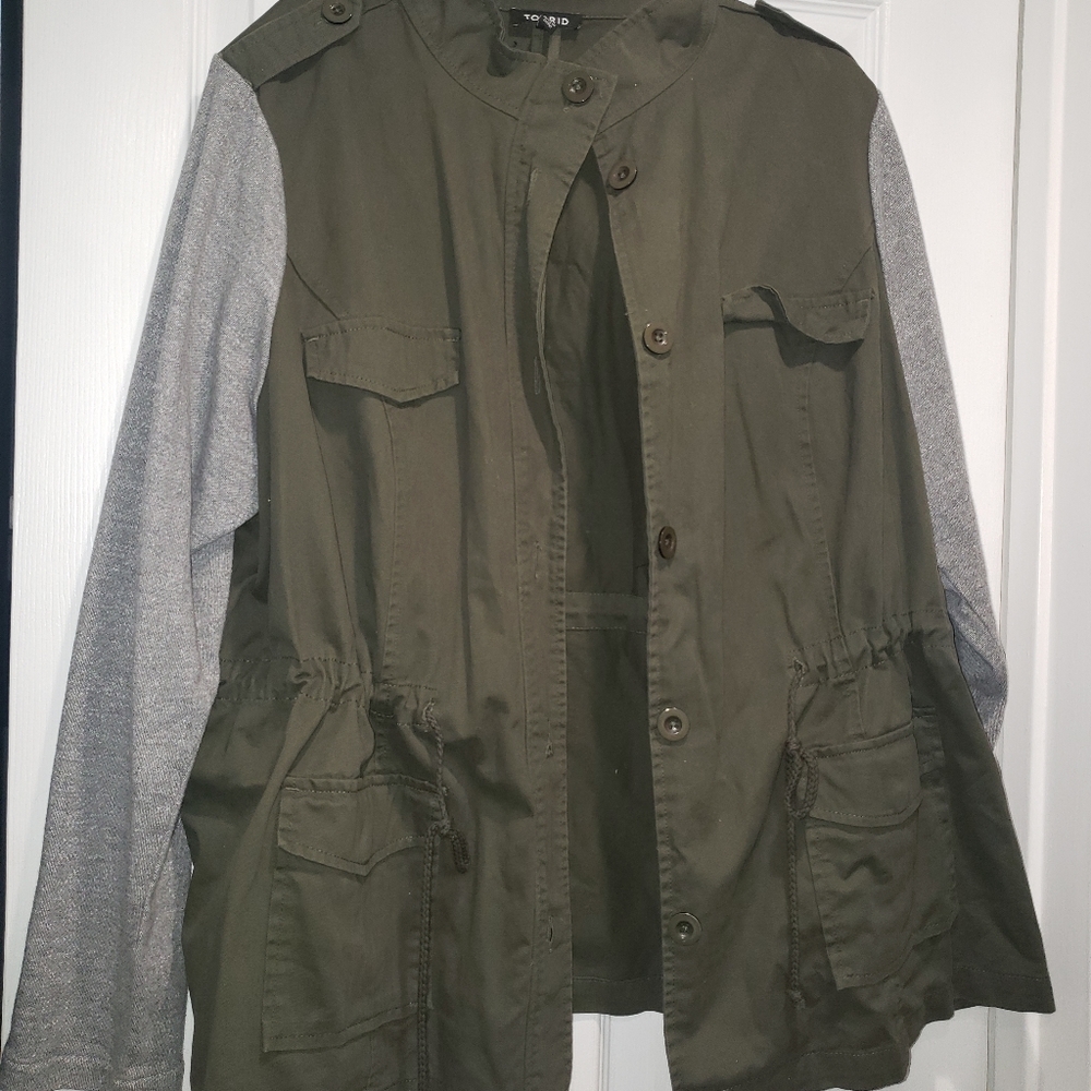 Torrid Plus Size Utility Jacket